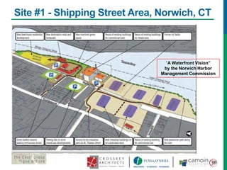 Site #1 - Shipping Street Area, Norwich, CT
“A Waterfront Vision”
by the Norwich Harbor
Management Commission
 