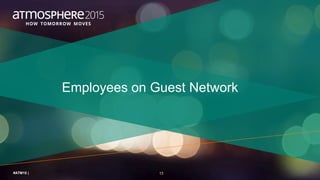 13#ATM15 |
Employees on Guest Network
 