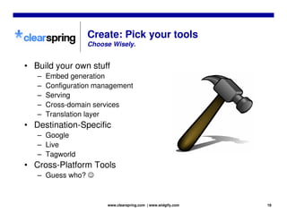 Clearspring Widgetsphere
