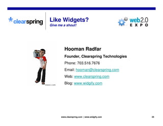 Clearspring Widgetsphere