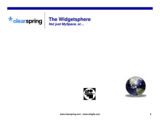 Clearspring Widgetsphere
