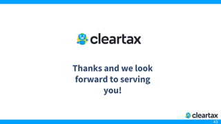 Thanks and we look
forward to serving
you!
43
 