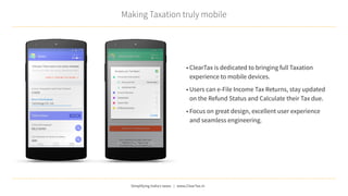 ClearTax presentation | PDF