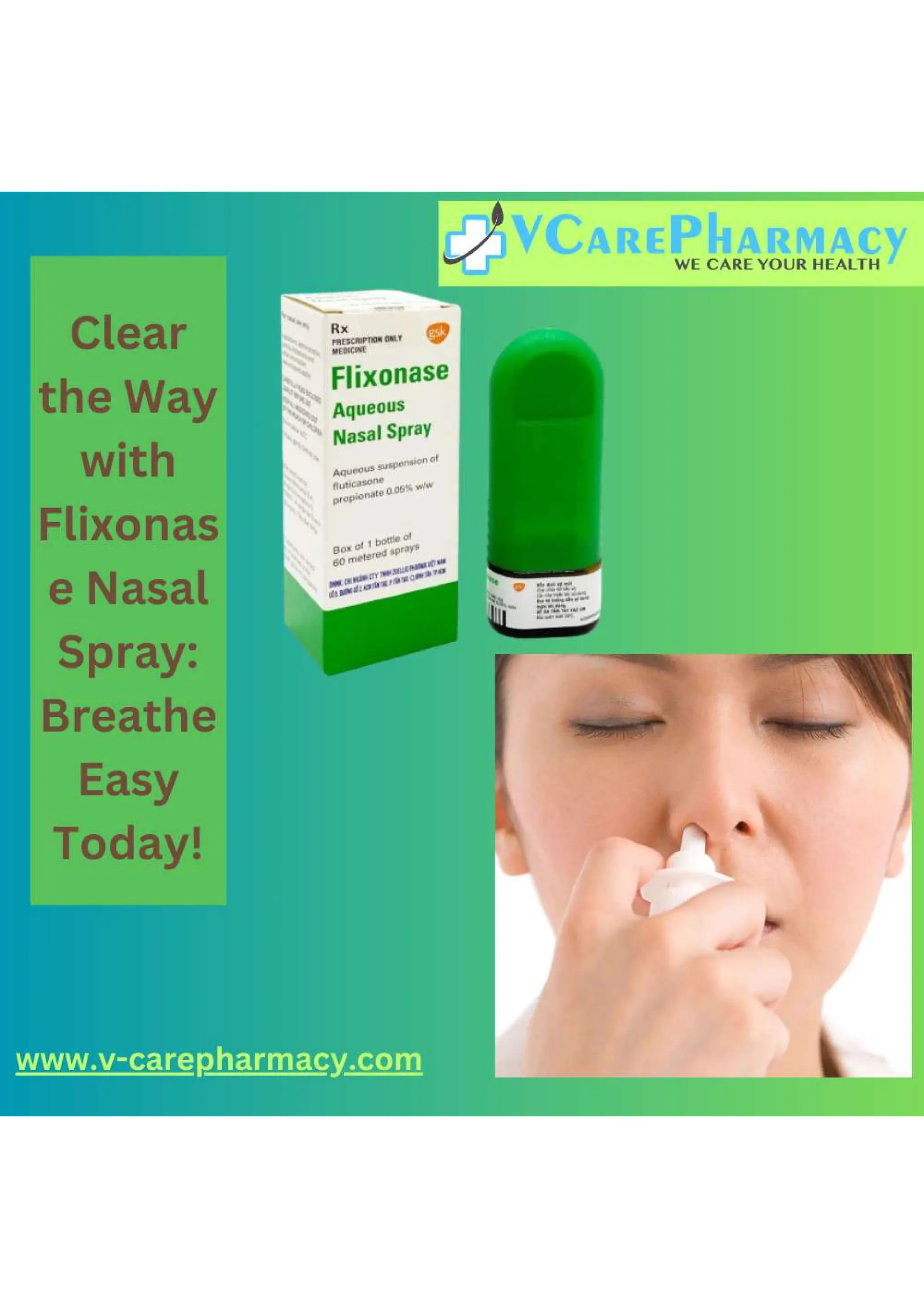 Clear the Way with Flixonase Nasal Spray Breathe Easy Today! PDF