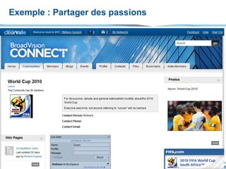 Exemple : Partager des passions 