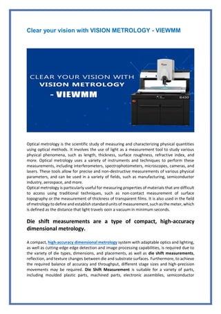 Clear your vision with VISION METROLOGY - VIEWMM.pdf