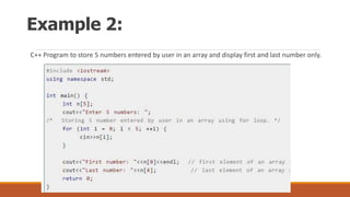 C++ lecture 04 | PPT