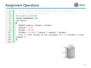 ASTU
Assignment Operations
44
 
