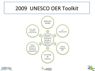 2009  UNESCO OER Toolkit 