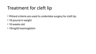 Comprehensive Overview of Cleft Lip and Palate: Embryology ...