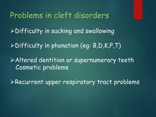 Cleft lip and cleft palate | PPTX