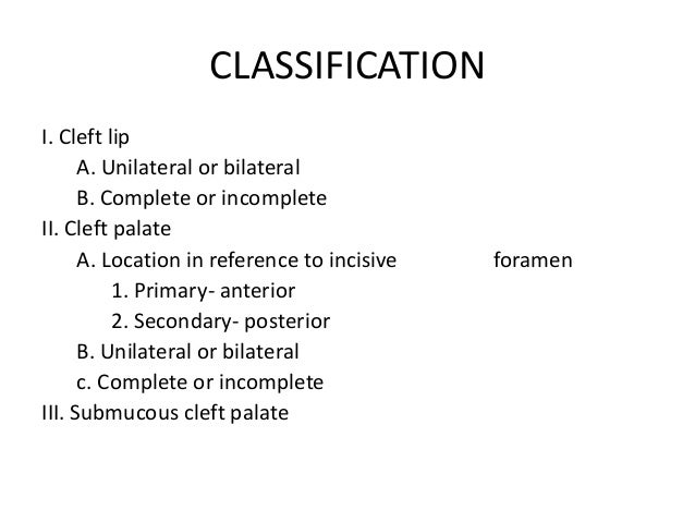 Cleft Lip And Palate