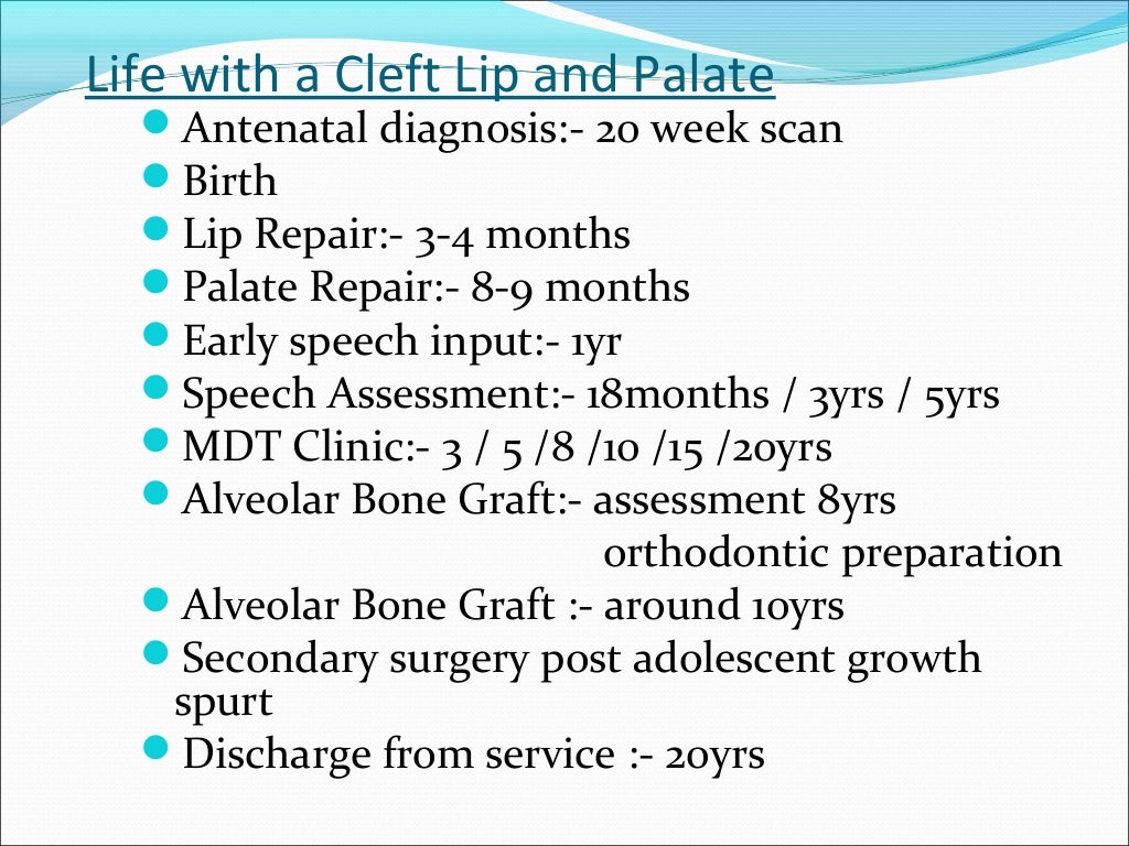 Cleft Lip And Palate Ppt