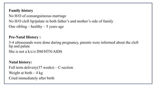 CASE PRESENTATION ON CLEFT LIP Mazhil.pptx