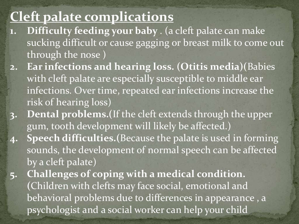 Cleft palate dental oral pathology