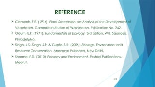 Frederic E. Clements (1874–1945), an American plant ecologist, proposed ...