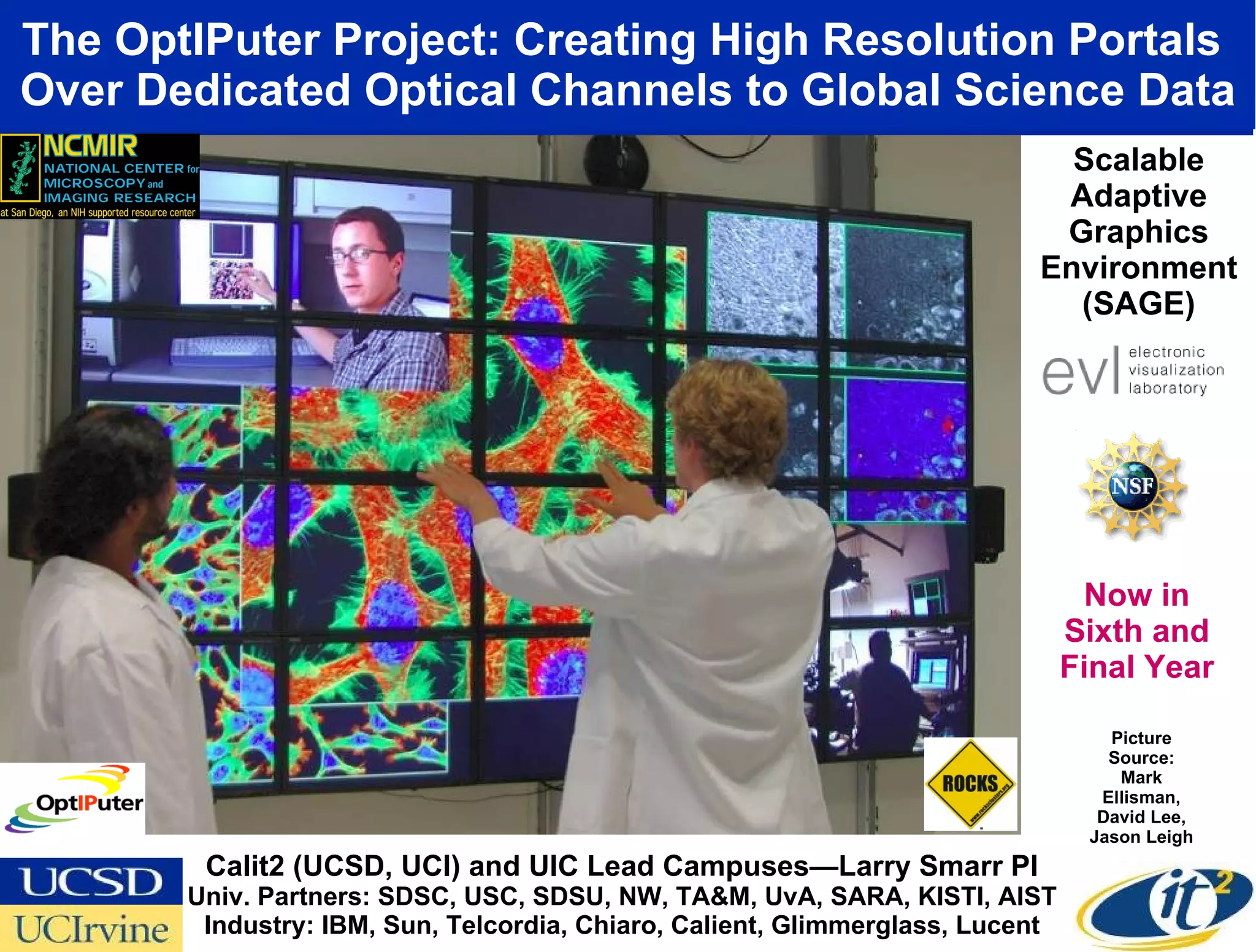 From the Shared Internet to Personal Lightwaves: How the OptIPuter is Transforming Scientific Research