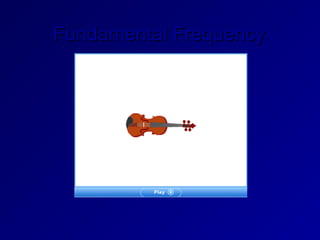 Fundamental Frequency
Fundamental Frequency
 