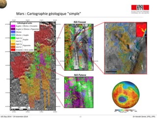 10 Dr Harold Clenet, EPSL, EPFL
Mars : Cartographie géologique "simple"
GIS Day 2014 – 19 novembre 2014
 