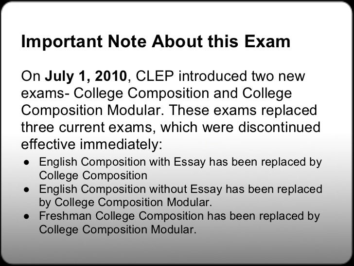 College Composition CLEP Study Guide - blogger.com