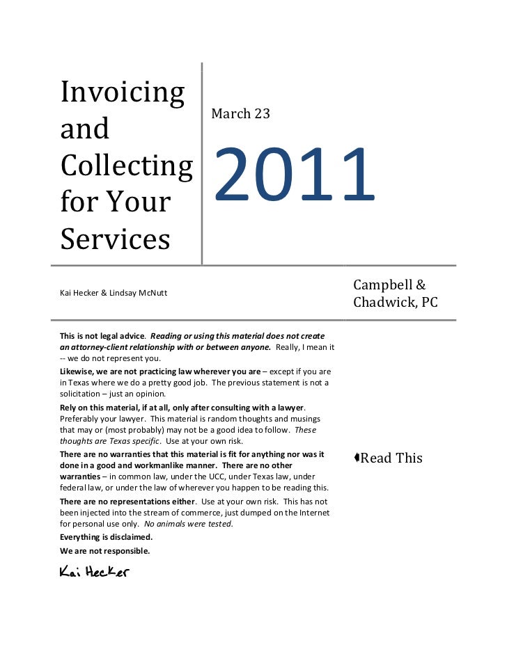 demand letter for payment for services rendered