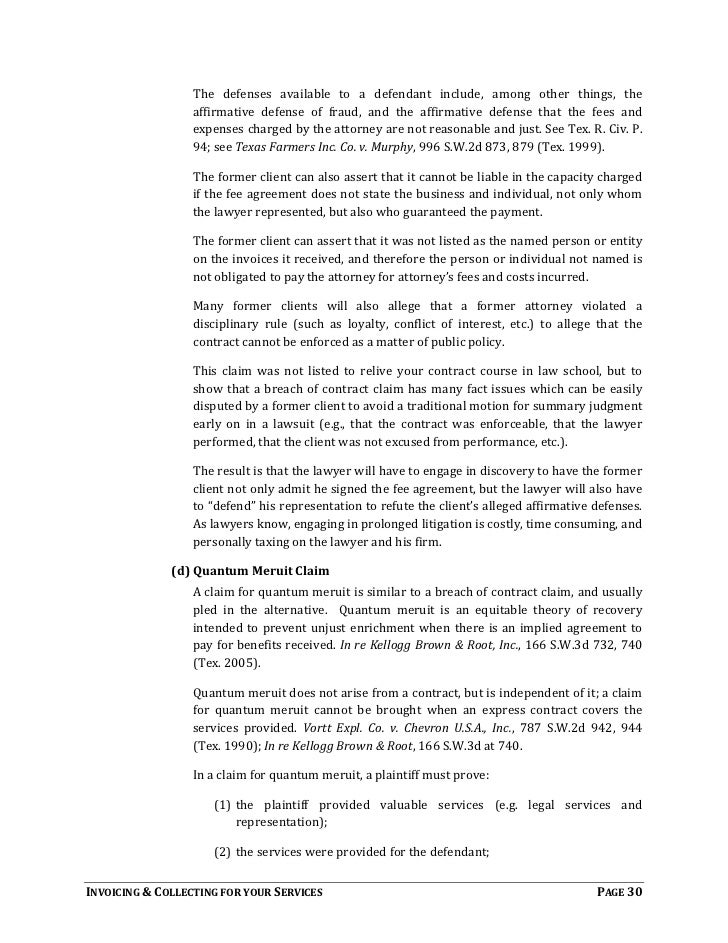 demand letter for payment for services rendered