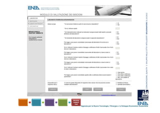 COMUNICAZIONE, QUALITA’ E  SVILUPPO NELLE CITTA’ INTELLIGENTI  BOLOGNAFIERE 31.10.2012
Agenzia per le Nuove Tecnologie, l’Energia e lo Sviluppo Economico Sostenibile
 