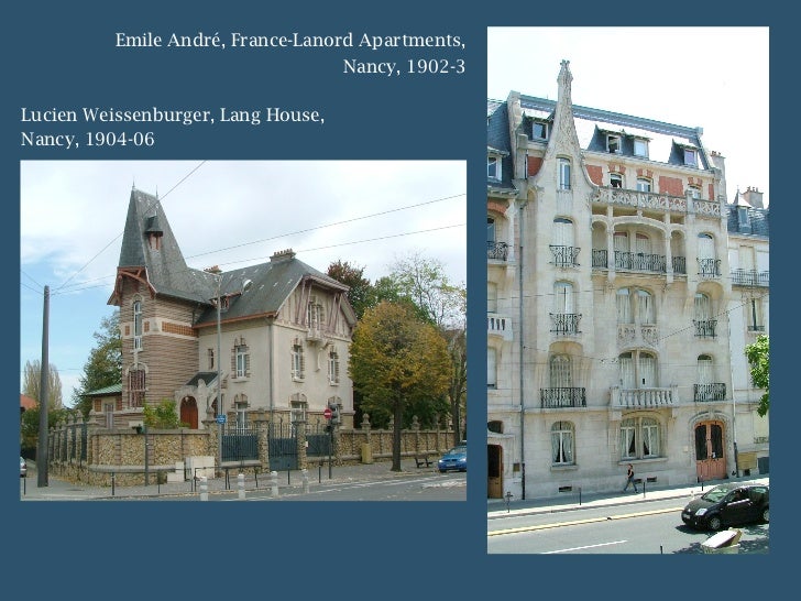 Nancy as a Center of Art Nouveau Architecture, 1895-1914
