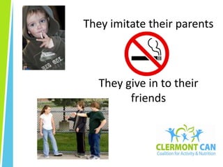 Wake Up ClermontYou don’t have to wait for the heart attack to make changesYou CAN make a difference in your health and the health of your childrenBE ACTIVE -  EAT SMART