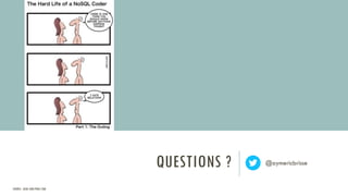 QUESTIONS ? @aymericbrisse
SOURCE : GEEK-AND-POKE.COM
 