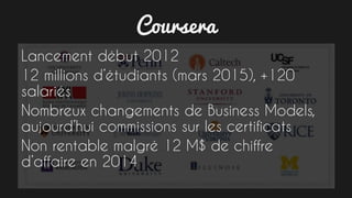 Plateforme
A savoir
Evangélisation
Gros budget de développement
Point clé : Relation avec les solutions
intégrées
Poste clé : technique
 