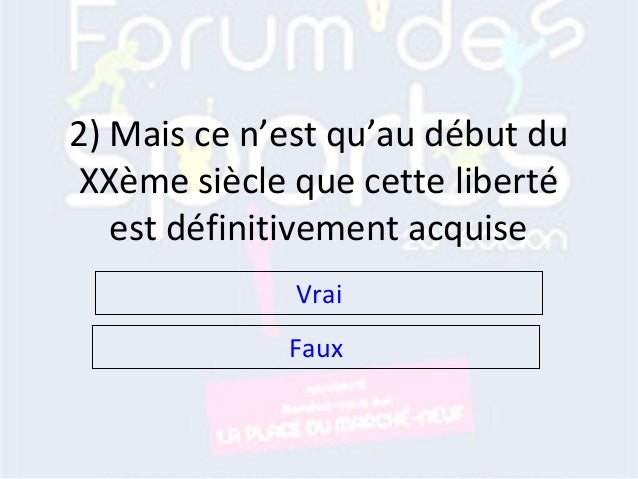 C) les libertés collectives et de réunion Slide 3