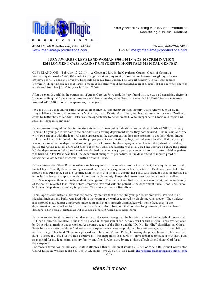 Discrimination in workplace case study image