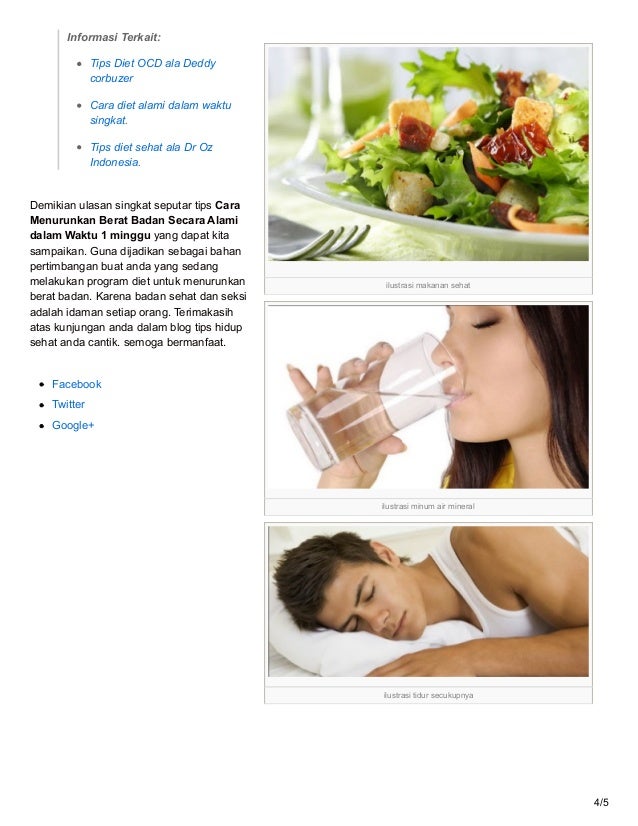 Clevelandfinder.com cara menurunkan berat badan secara
