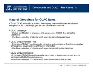 Object Reuse and Exchange (ORE) : Experience in the Open Language Archives Community