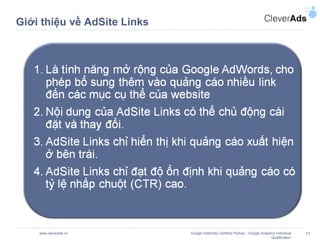 Giới thiệu về AdSite Links 