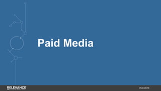 #CCDK16
Paid Media
 