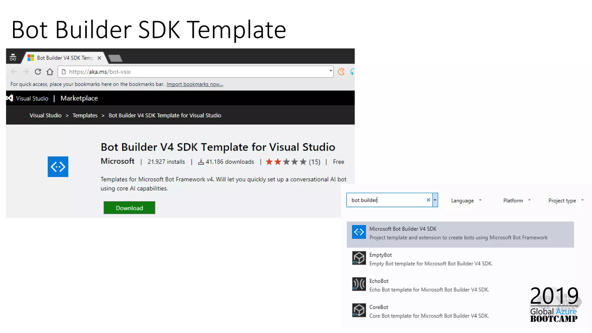 Bot Builder SDK Template
 