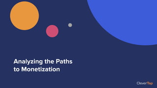 Analyzing the Paths
to Monetization
 