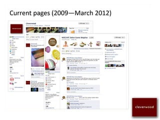 Current pages (2009—March 2012)
 