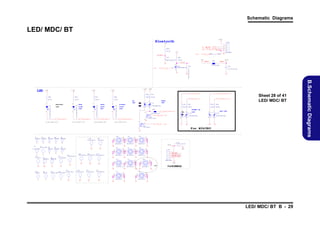 Schematic Diagrams

LED/ MDC/ BT
3V _B T

Bluetooth

J _ BT 1

3 .3 V

16
US B _ P N 6
16
US B _ P P 6
2 4, 2 7
B T _ DE T #

R5 3 6
47 K _ 0 4

3 .3 V

*8 7 21 2 -0 6G 0
1 5, 2 4

B T _ DE T #
C7 5 7

R5 3 7

B T _ ON

3 . 3V

*1 0K _0 4

3 V_ BT

D
3 . 3V S

3 . 3V S

R 5 40

L ED_ PW R

22 0 _0 4

R 54 3

R 54 4

R5 4 5

2 2 0 _0 4

2 2 0_ 0 4

2 2 0_ 0 4

2 20 _ 04

R5 5 0

M2
M-M A R K 1

H3 4
h t 6 _ 0b 7 _0 d 3 _7

H3 5
H C 6_ 0 d 3_ 7

3
4
5

1

9
8
7
6

H1 4
3
4
5

MT H 31 5 D 1 1 1

3

3

1

E

2

Y

K P B - 30 2 5Y S GC

B
24 , 2 7

For W240BU

E
H2 5
M8
M-M A R K 1

BAT LED
D 14

K P B -3 02 5 Y S G C

C

6-5 2- 520 01 -02 7

BT _ EN

M7
M-MA R K 1

LED
D1 3

2
2 4, 2 7

Q1 6
* DT C1 1 4 E UA

SG

* 10 m i _ s ho rt _ 0 4
l
B
W L A N _E N

1

1

POWE ON
R
W LA N _L E D # 2 4 , 2 7

Y

2

R 5 42

Sheet 28 of 41
LED/ MDC/ BT

K P B -3 02 5 Y S G C

Q1 7
D T C 1 1 4E U A

M1
M5
M -MA R K 1 M -MA R K 1

L E D _ B A T _F U L L 2 7

WL
AN
LE
D

D1

L E D _ S C R OL L # 2 7

27

SG

1
4

C

C

3

2

LOCK
LED

L E D_ CA P # 2 7

6-5 2- 520 01 -02 7

1

SCRO
LL
D5

L
OCK
L
ED

R Y - S P 17 0 Y G3 4 -5M

C
L E D _ N U M# 2 7

6- 52 -52 00 1- 027

A

C
APS
D 4

LOC
K
LED

R Y -S P 1 70 Y G 34 -5 M

C
S A T A _L E D # 1 7

6- 52- 52 001 -0 27

A

NUM
D 3

LED

R Y -S P 17 0 Y G3 4 -5 M

C

A

HDD/
ODD
D2

R Y -S P 1 70 Y G 34 -5 M

A

BT
LE
D

4

2 20 _ 0 4

L E D_ B A T _ CH G 2 7

2 2 0 _0 4

3

2 20 _ 0 4

LE D _A C I N 2 7

R 54 1

22 0 _0 4

R 5 48

4

22 0 _ 04

R5 4 7

Y

R5 4 6

SG

R 5 49

*1 0 u_ 1 0 V _Y 5V _0 8

4

3 .3 V S

2

3 .3 V S

C7 5 9

* 18 0 p_ 5 0 V _N P O_ 0 4

S
3 .3 VS
3 .3 VS

C 75 8

1

9
8
7
6

H1 3
3
4
5

MT H 31 5 D 1 1 1

9
8
7
6

1

C 76 0
*0 . 1 u_ 1 6V _Y 5V _ 0 4

MT H 3 1 5 D 1 1 1
V D D3

H2

H1
C 1 10 D 11 0 N P

C 11 0 D 1 1 0N P

M6
M-MA R K 1

M3
M-M A R K 1

M4
M-M A R K 1

H5
3
4
5

S2
S MD 8 0 X 80

H 29
H 30
H 31
H 4_ 7 B 6 _0 D 3 _ 7 H 4_ 7 B 6 _0 D 3_ 7 H 4 _7 B 6 _0 D 3_ 7

9
8
7
6

MT H 31 5 D 1 1 1

3
4
5

H6
C6 7 D6 7

H1 9
H 4 _ 0B 7 _ 0 D 3 _7
H2 1
H 20
C 1 10 D 1 1 0 N P C 11 0 D 1 1 0N P

H3 6
h t 6 _ 0b 7 _0 d 3 _7

H3 2
H 4 _ 7B 6_ 0 D 3 _ 7

H 33
H T 6_ 0 B S 1 D 3 _7

H7
1

H9
3
4
5

1

1

MT H 31 5 D 1 1 1

9
8
7
6

H2 4
3
4
5

MT H 31 5 D 1 1 1

6

mt h3 1 5d 1 1 1_ 3

H 23
C 67 D 6 7

H3
3
4
5

H1 1

1

1

H 17
H 15
* H 4 _7 B 6 _ 0D 3 _7
H 4_ 7 B 6 _0 D 3 _ 7

1

S1
S MD 80 X 8 0
1

H 18
H 6_ 0 D 3 _ 7

1

9
8
7
6

3
4
5

1

9
8
7
6

1

1
2
3
4
5
6

MT H 3 1 5 D 1 1 1

H2 6

9
8
7
6

3
4
5

MT H 31 5 D 1 1 1

1

M TH 3 15 D 1 1 1

H4
3
4
5

1

GN D

J_ T P 4

9
8
7
6

L E D_ P W R
L E D_ A CI N
L E D_ B A T _ F UL L
L E D_ B A T _ CHG

* 85 2 01 -0 6 05 1
GN D

1 2/9

For W250BUQ

9
8
7
6

MT H 3 1 5 D 1 1 1

LED/ MDC/ BT B - 29

B.Schematic Diagrams

LED

5 0mi l

*1 5 m li _ sh o rt _ 06
Q1 4
*MT N 70 0 2Z H S 3

G

R 5 39

50 mi l

B T _ E N#

BT_ EN

* 0_ 0 4

R 5 38

* 18 0 p_ 5 0 V _N P O_ 0 4

2 4 , 27

1
2
3
4
5
6

BT _ EN#

 