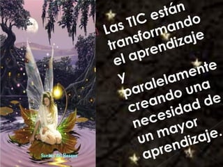 Galvany Bladimir Valdivia Tirado
galvanybvtvida@gmail.com
galvanybvtvida@yahoo.es
galvanybvtvida@hotmail.com
 Las TIC están
transformando
el aprendizaje
y
paralelamente
creando una
necesidad de
un mayor
aprendizaje.
 