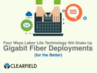 Four Ways Labor Lite Technology will Shake Up Gigabit Fiber Deployments for the Better