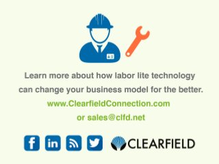 Four Ways Labor Lite Technology will Shake Up Gigabit Fiber Deployments for the Better