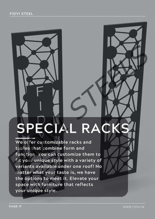 Logue Rack Clothing Display Racks Catlogue - Fidvi Steel | PDF