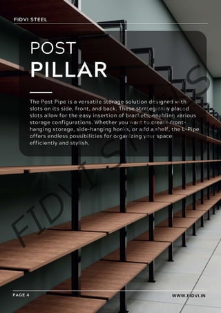 Logue Rack Clothing Display Racks Catlogue - Fidvi Steel | PDF