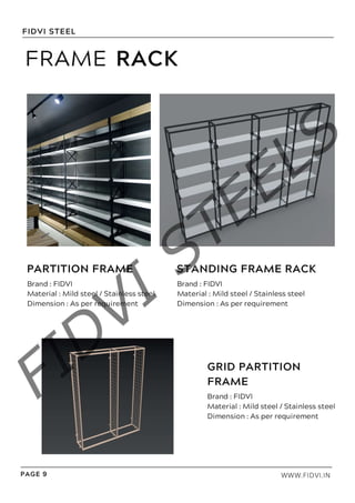 Logue Rack Clothing Display Racks Catlogue - Fidvi Steel | PDF