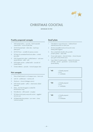 Christmas Functions Package - Raffles Hotel