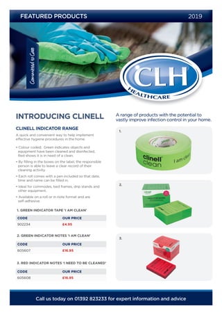 CLH Featured Products - clinell®