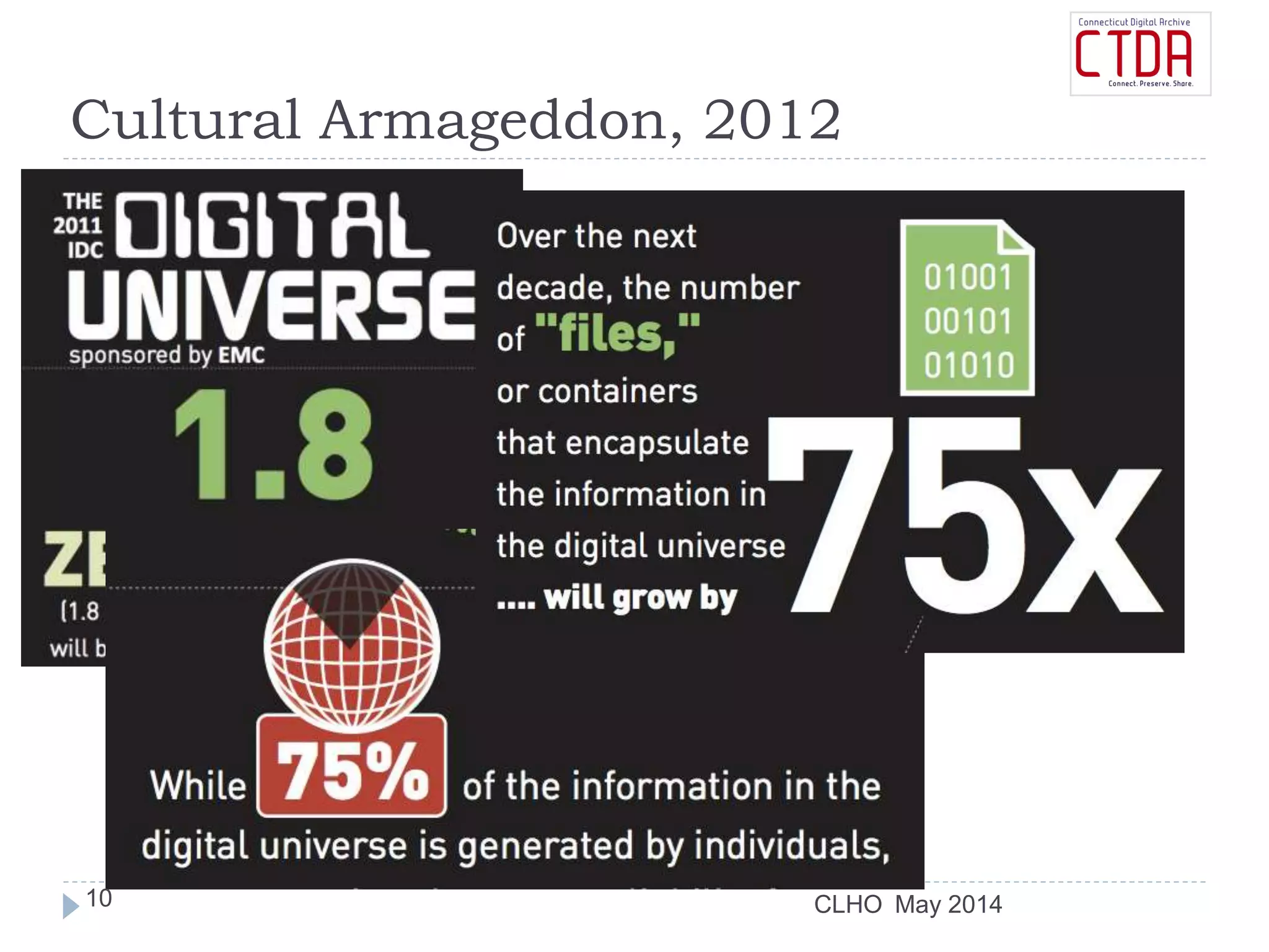 CLHO
Cultural Armageddon, 2012
May 201410
 